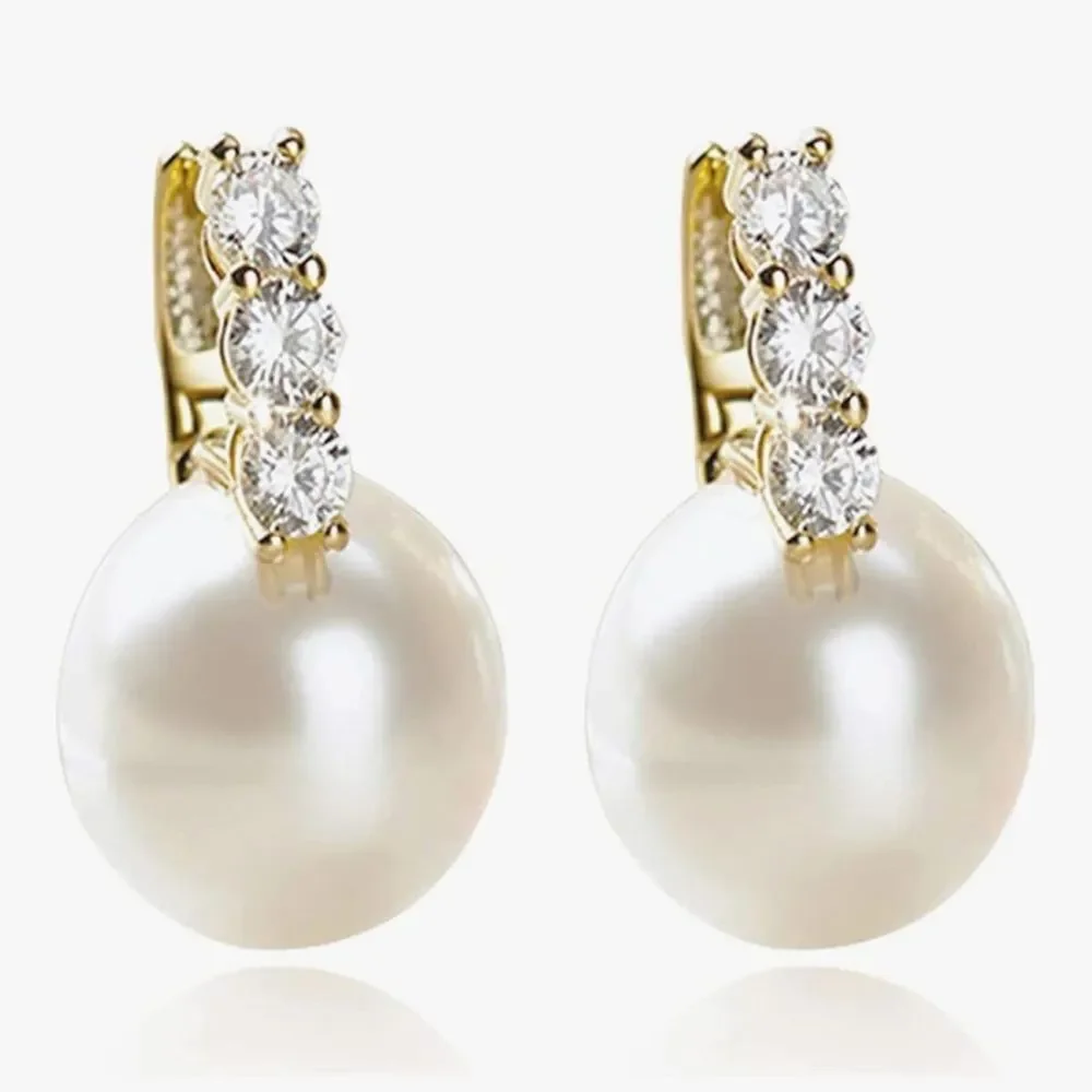 NEW 14K Gold Plated Hoop Earrings